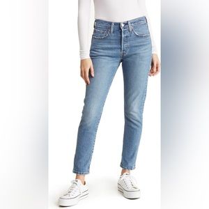 Levi’s 501 Skinny Jeans Indigo Worn in